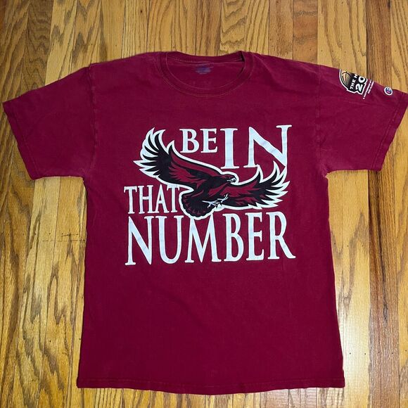 Saint Josephs University Hawks NCAA March Madness Champion Red T Shirt Sz M 2013 - Picture 1 of 8